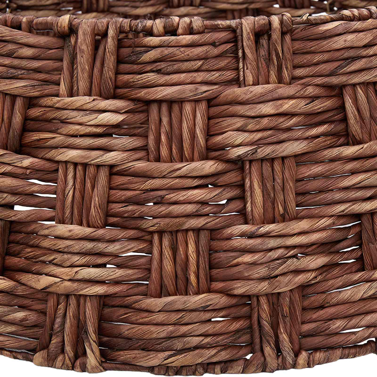 Christmas Tree Collar Round Brown Wash Dia. 90 x 28 cm