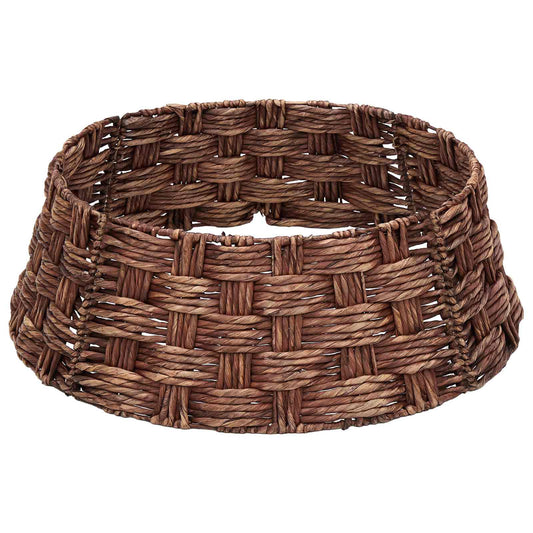 Christmas Tree Collar Round Brown Wash Dia. 90 x 28 cm