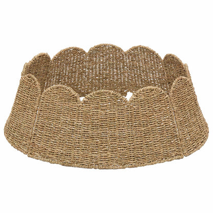 Christmas Tree Collar Round Natural Dia. 105 x 28 cm Seagrass