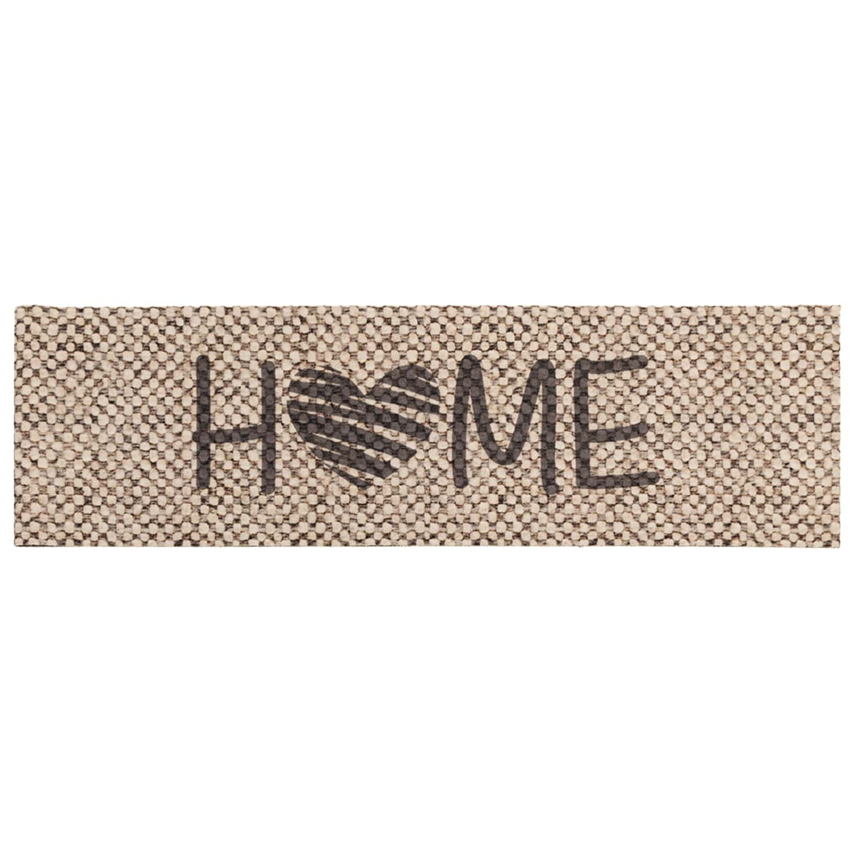 Kitchen Rug Beige Home 300 x 60 cm 100% Polyamide Washable