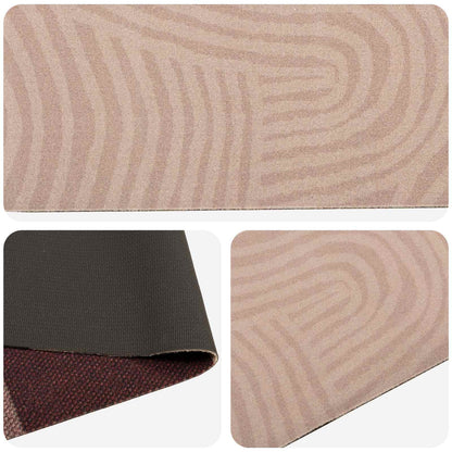 Kitchen Rug Taupe Scandinavian 300 x 60 cm 100% Polyamide