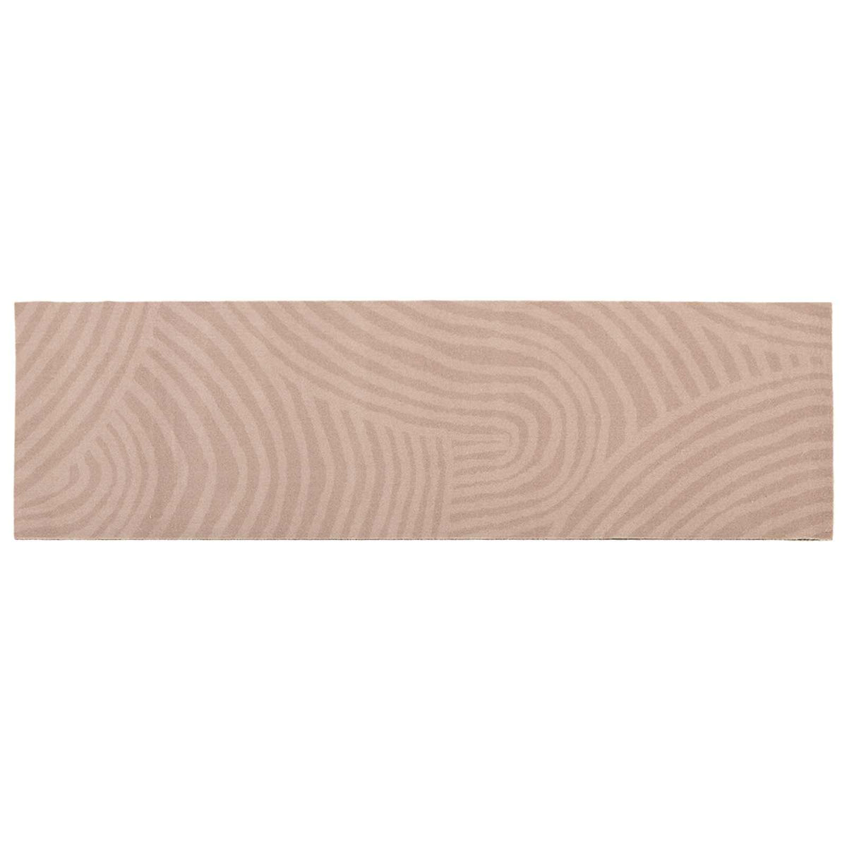 Kitchen Rug Taupe Scandinavian 300 x 60 cm 100% Polyamide