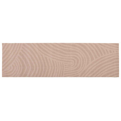 Kitchen Rug Taupe Scandinavian 300 x 60 cm 100% Polyamide