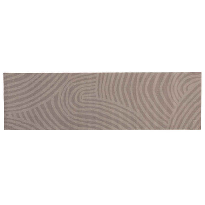 Kitchen Rug Brown Scandinavian 300 x 60 cm 100% Polyamide
