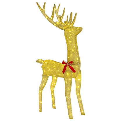 3D Christmas Reindeer LOVIISA 140 LEDs Warm White
