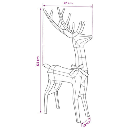 3D Christmas Reindeer LOVIISA 300 LEDs Warm White