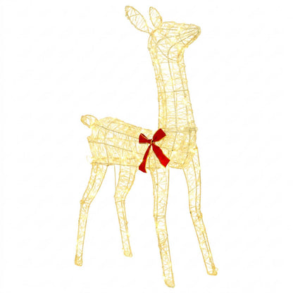 3D Christmas Reindeer LOVIISA 110 LEDs Warm White