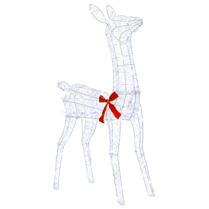 3D Christmas Reindeer LOVIISA 110 LEDs Cold White