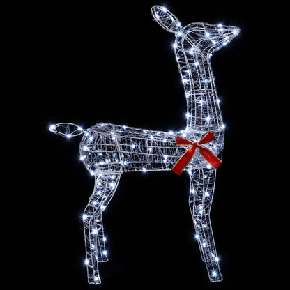 3D Christmas Reindeer LOVIISA 110 LEDs Cold White