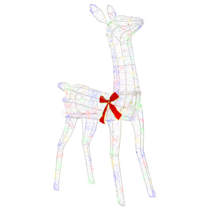 3D Christmas Reindeer LOVIISA 110 LEDs Multicolour