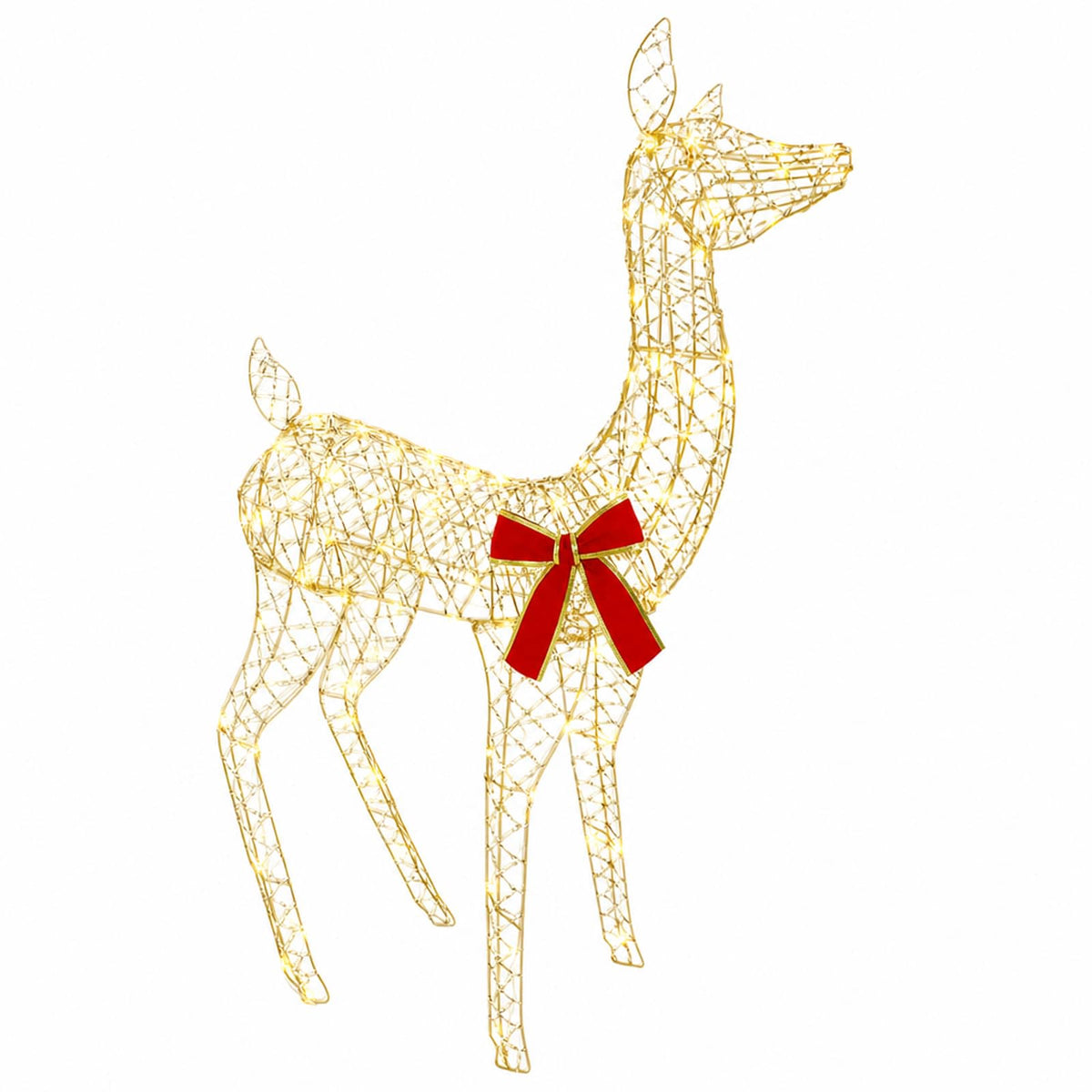 3D Christmas Reindeer LOVIISA 110 LEDs Warm White