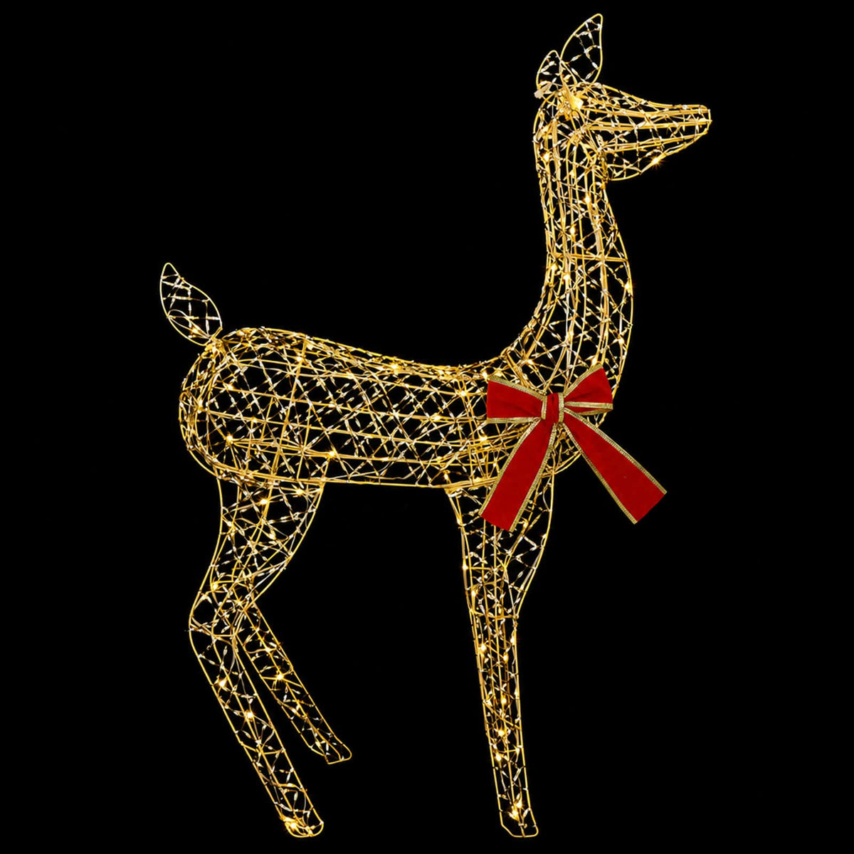 3D Christmas Reindeer LOVIISA 110 LEDs Warm White