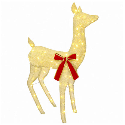 3D Christmas Reindeer LOVIISA 110 LEDs Warm White