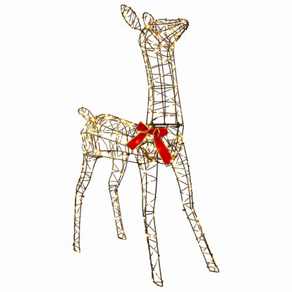 3D Christmas Reindeer LOVIISA 285 LEDs Warm White