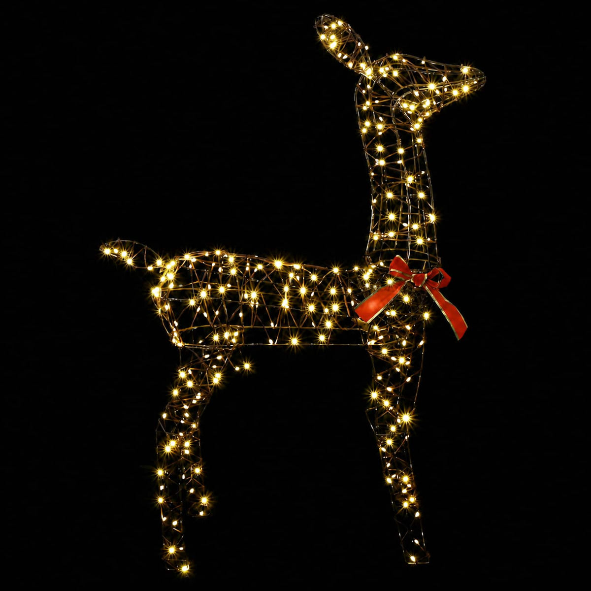 3D Christmas Reindeer LOVIISA 285 LEDs Warm White
