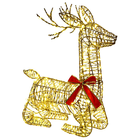 3D Christmas Reindeer LOVIISA 140 LEDs Warm White