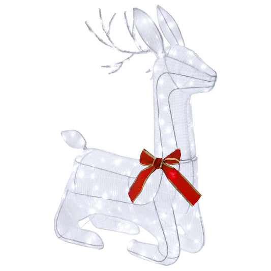 3D Christmas Reindeer LOVIISA 140 LEDs Cold White
