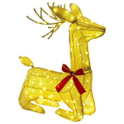 3D Christmas Reindeer LOVIISA 140 LEDs Warm White