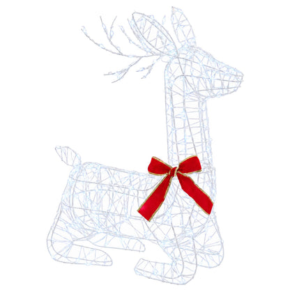 3D Christmas Reindeer LOVIISA 280 LEDs Cold White