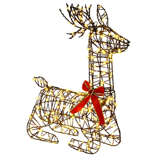 3D Christmas Reindeer LOVIISA 280 LEDs Warm White