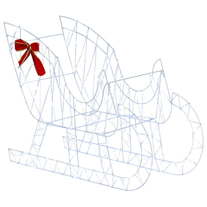 Reindeer Pull Sleigh LOVIISA 450 LEDs Cold White