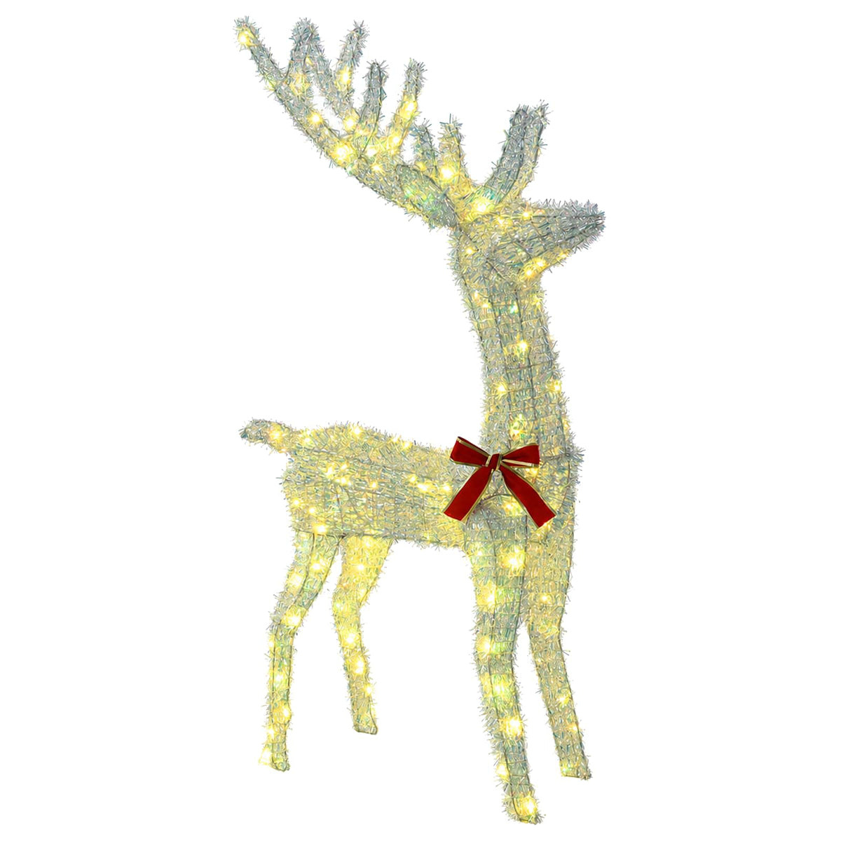 Reindeer Pull Sleigh LOVIISA 200 LEDs Warm White