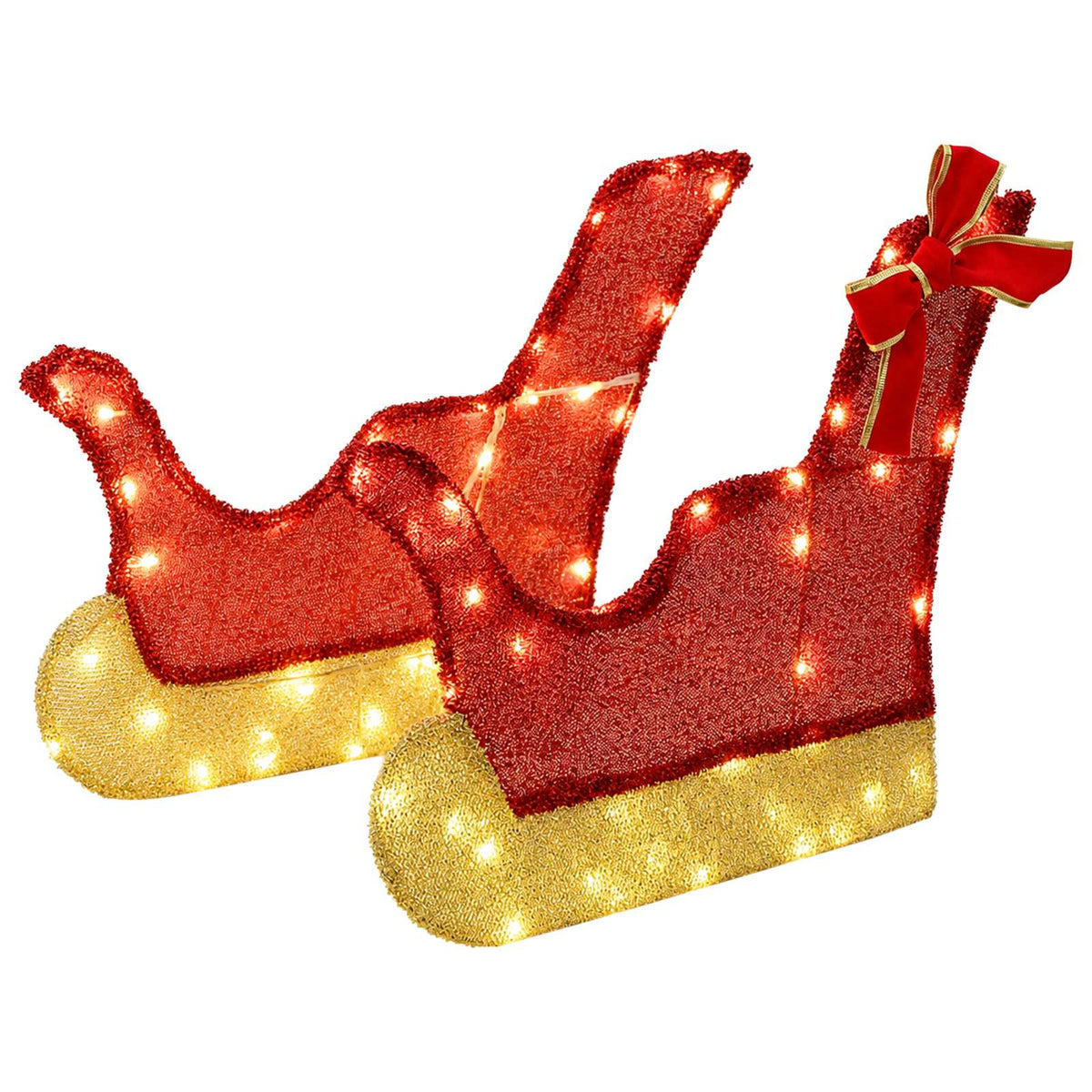3D Christmas Reindeer with Sleigh LOVIISA 3 pcs 160 LEDs