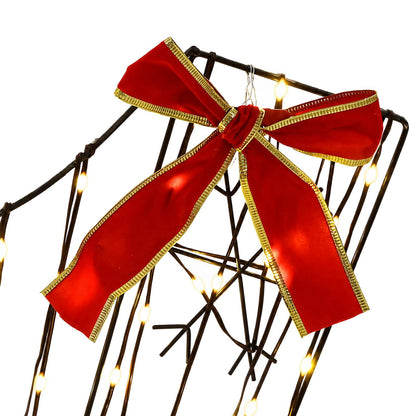 Christmas Reindeer with Sleigh 3 pcs 160 LEDs Warm White
