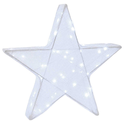 3D Christmas Star 50 LEDs Cold White 55 x 53.5 x 10 cm