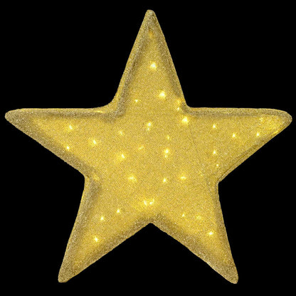 3D Christmas Star 50 LEDs Warm White 55 x 53.5 x 10 cm