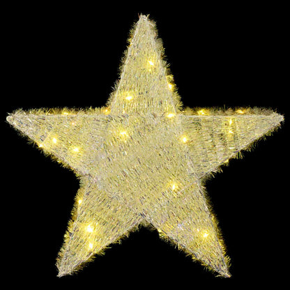 3D Christmas Star 50 LEDs Warm White 55 x 53.5 x 10 cm
