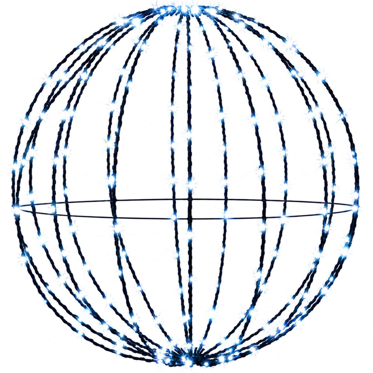 Christmas Finial Light 2 pcs 384 LEDs Blue Diameter 60 x 63 cm