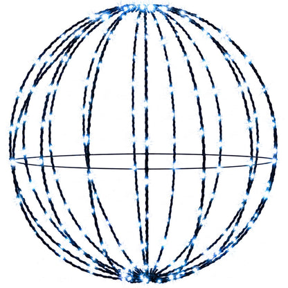 Christmas Finial Light 2 pcs 384 LEDs Blue Diameter 60 x 63 cm