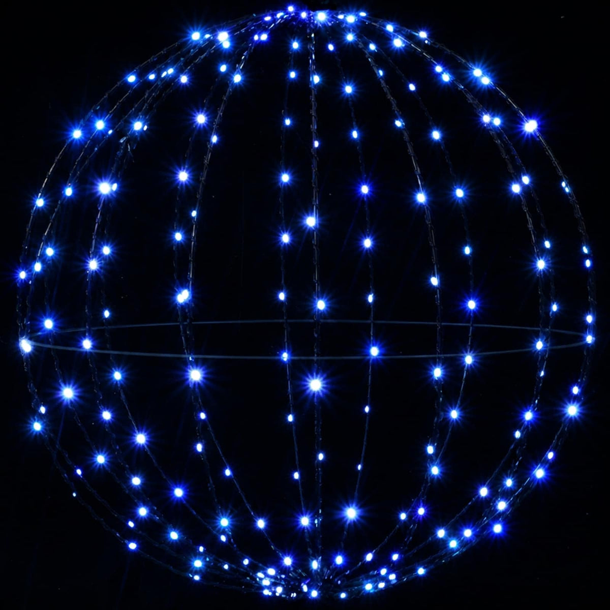Christmas Finial Light 2 pcs 384 LEDs Blue Diameter 60 x 63 cm