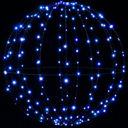 Christmas Finial Light 2 pcs 384 LEDs Blue Diameter 60 x 63 cm
