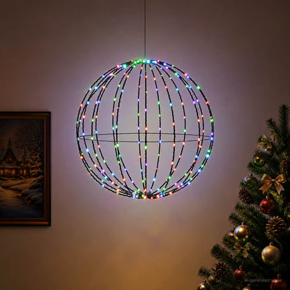 Christmas Finial Light 160 LEDs Multicolour Diameter 50 x 52 cm