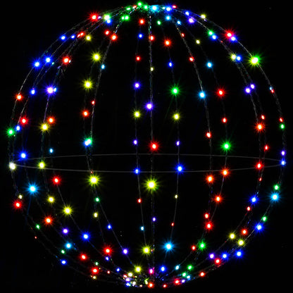 Christmas Finial Light 160 LEDs Multicolour Diameter 50 x 52 cm