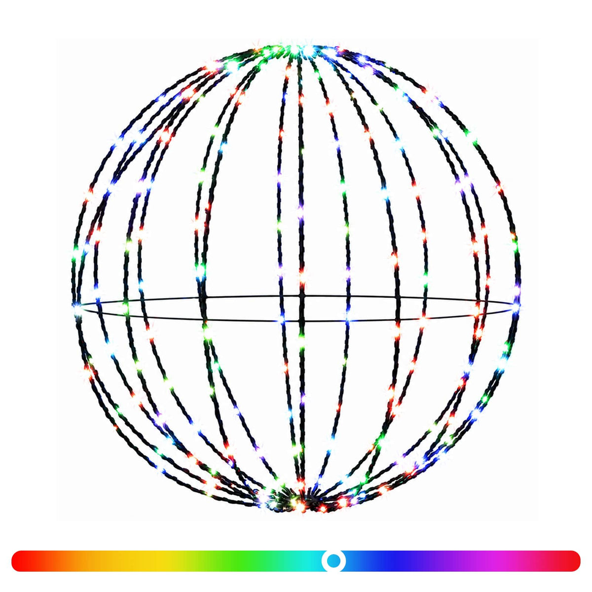 Christmas Finial Light 96 LEDs RGB Diameter 30 x 32 cm