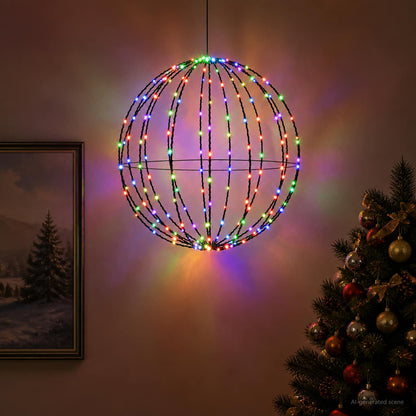 Christmas Finial Light 120 LEDs RGB Diameter 40 x 42 cm