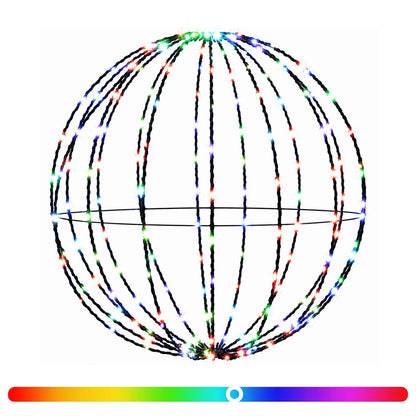 Christmas Finial Light 160 LEDs RGB Diameter 50 x 52 cm