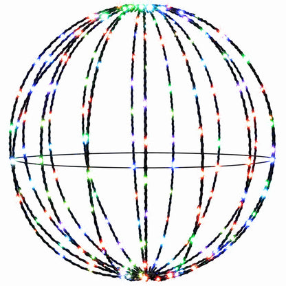 Christmas Finial Light 2 pcs 240 LEDs RGB Diameter 40 x 42 cm