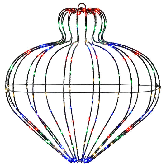 Christmas Finial Light 192 LEDs Multicolour Dia. 40 x 40 cm