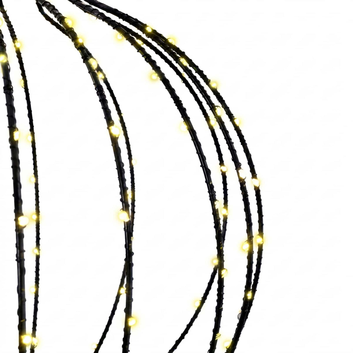 Christmas Finial Light 320 LEDs Warm White Dia. 40 x 75 cm