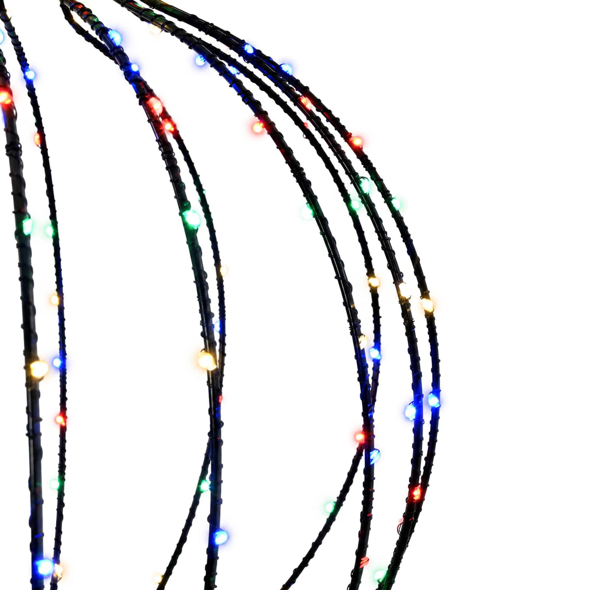 Christmas Finial Light 320 LEDs Multicolour Dia. 40 x 75 cm