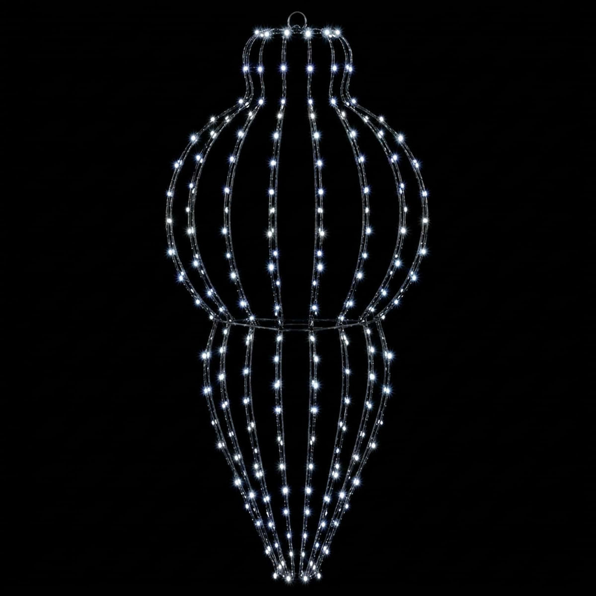 Christmas Finial Light 2 pcs 640 LEDs Cold White