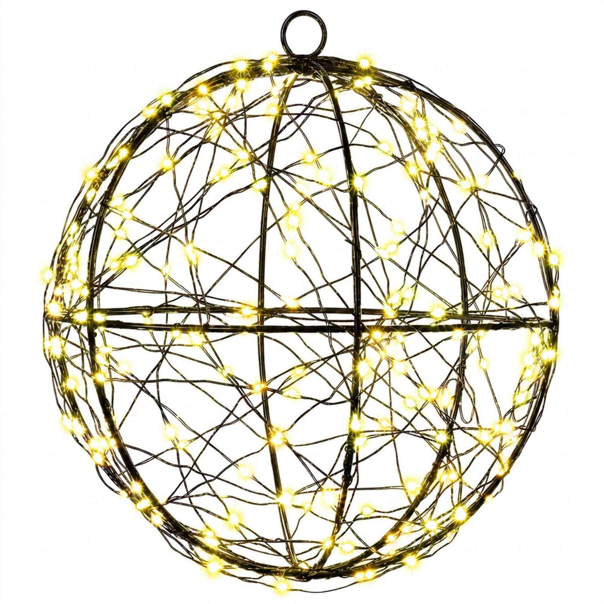 Christmas Finial Light 200 LEDs Warm White Diameter 20 x 22 cm