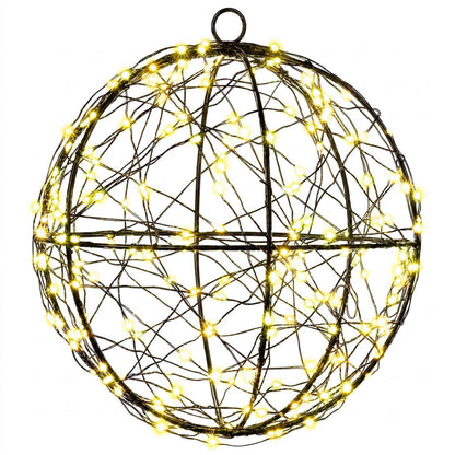 Christmas Finial Light 200 LEDs Warm White Diameter 20 x 22 cm