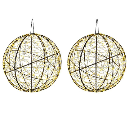 Christmas Finial Light 2 pcs 1500 LEDs Warm White