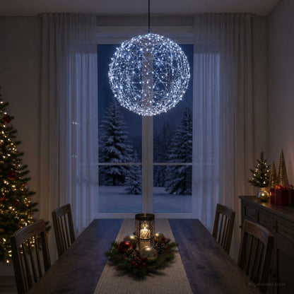 Christmas Finial Light 300 LEDs Cold White Diameter 30 x 32 cm