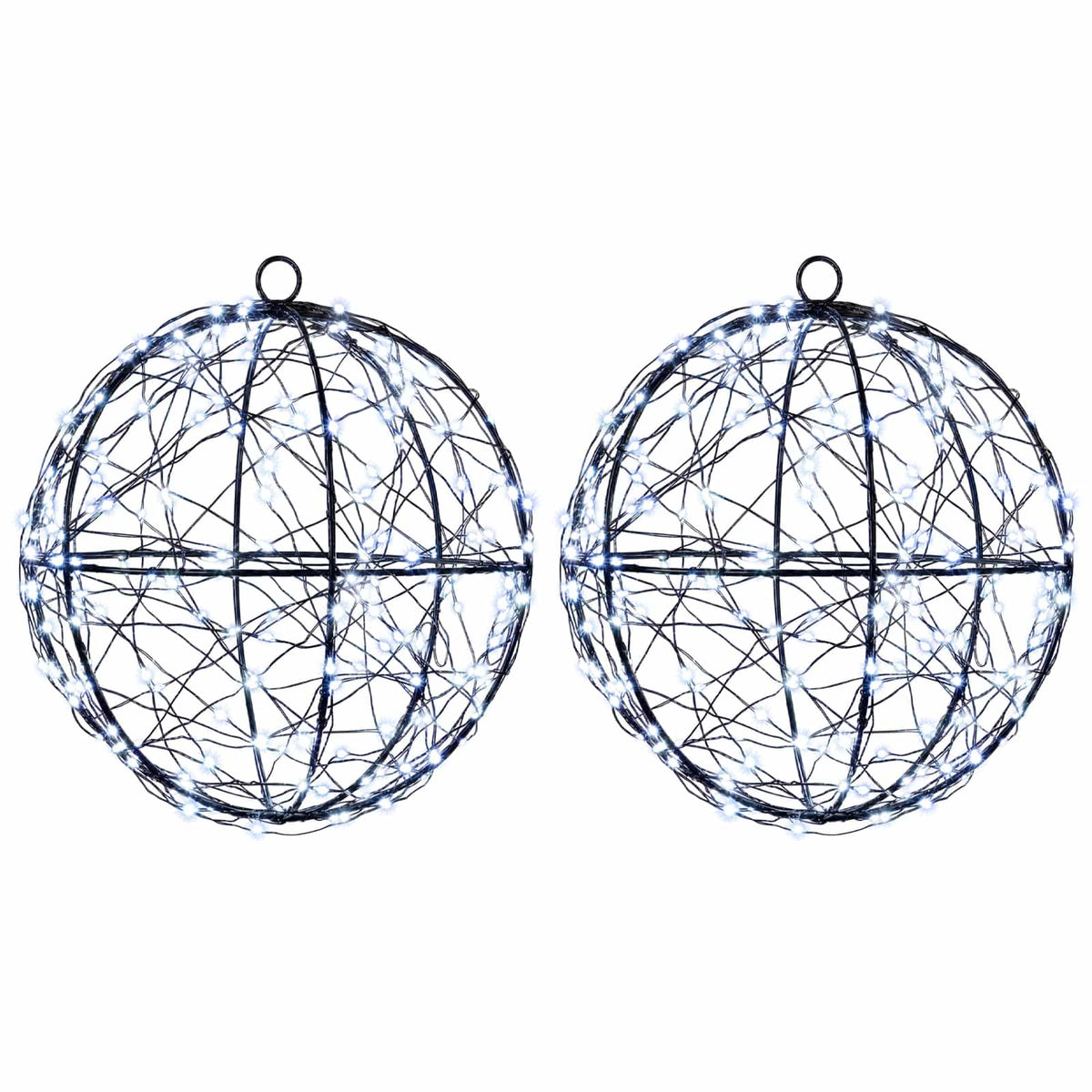 Christmas Finial Light 2 pcs 400 LEDs Cold White